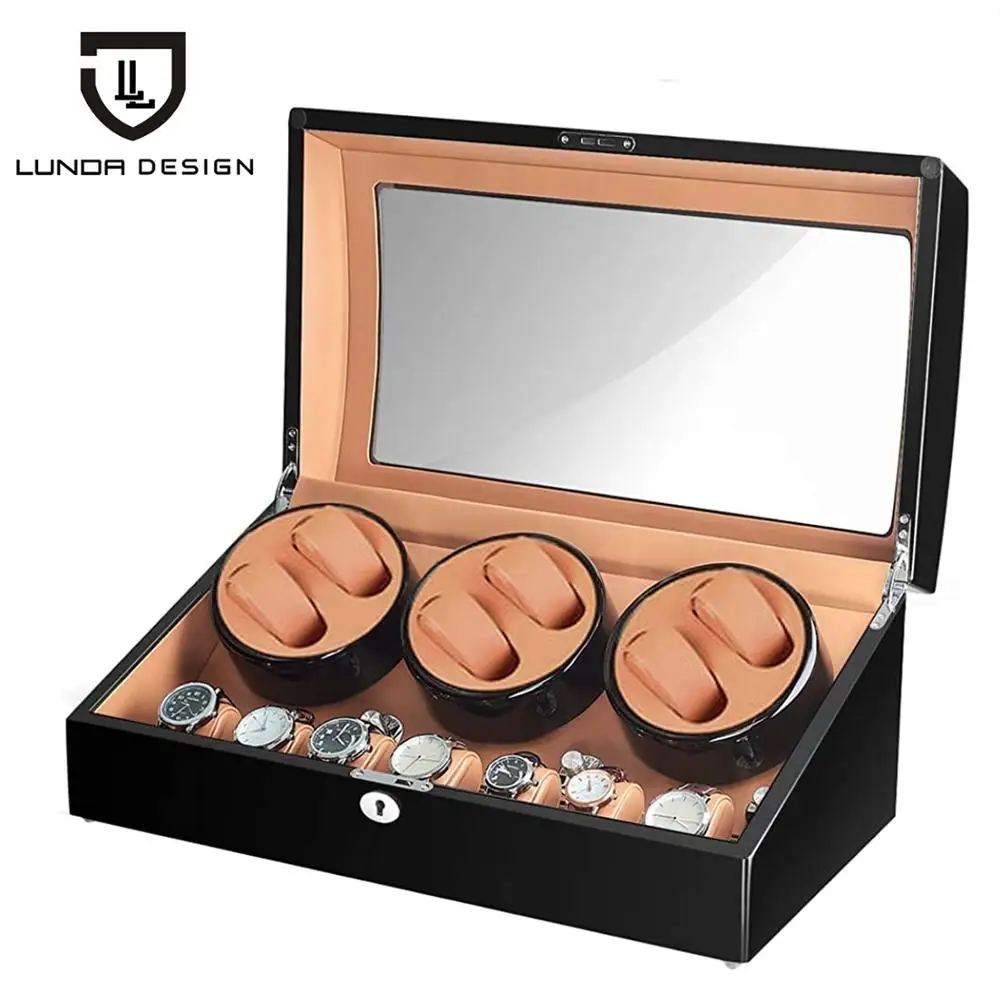 Luxury Automatic watches box with Mabuchi motor LCD touch screen and Remote control Watch winder box AAA
Luxury Automatic watches box with Mabuchi motor LCD touch screen and Remote control Watch winder box AAA