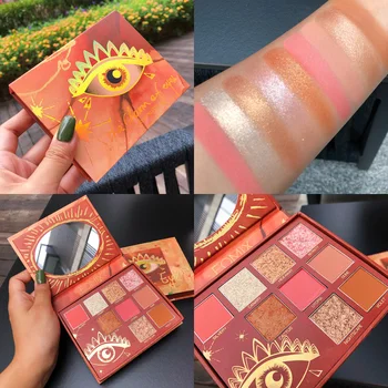 Charming 9Color Eyeshadow Palette Shimmer Matte Pigmented Powder Nude Metallic Cosmetic Makeup Palette Glitter Eyeshadow Pallete
Charming 9Color Eyeshadow Palette Shimmer Matte Pigmented Powder Nude Metallic Cosmetic Makeup Palette Glitter Eyeshadow Pallete