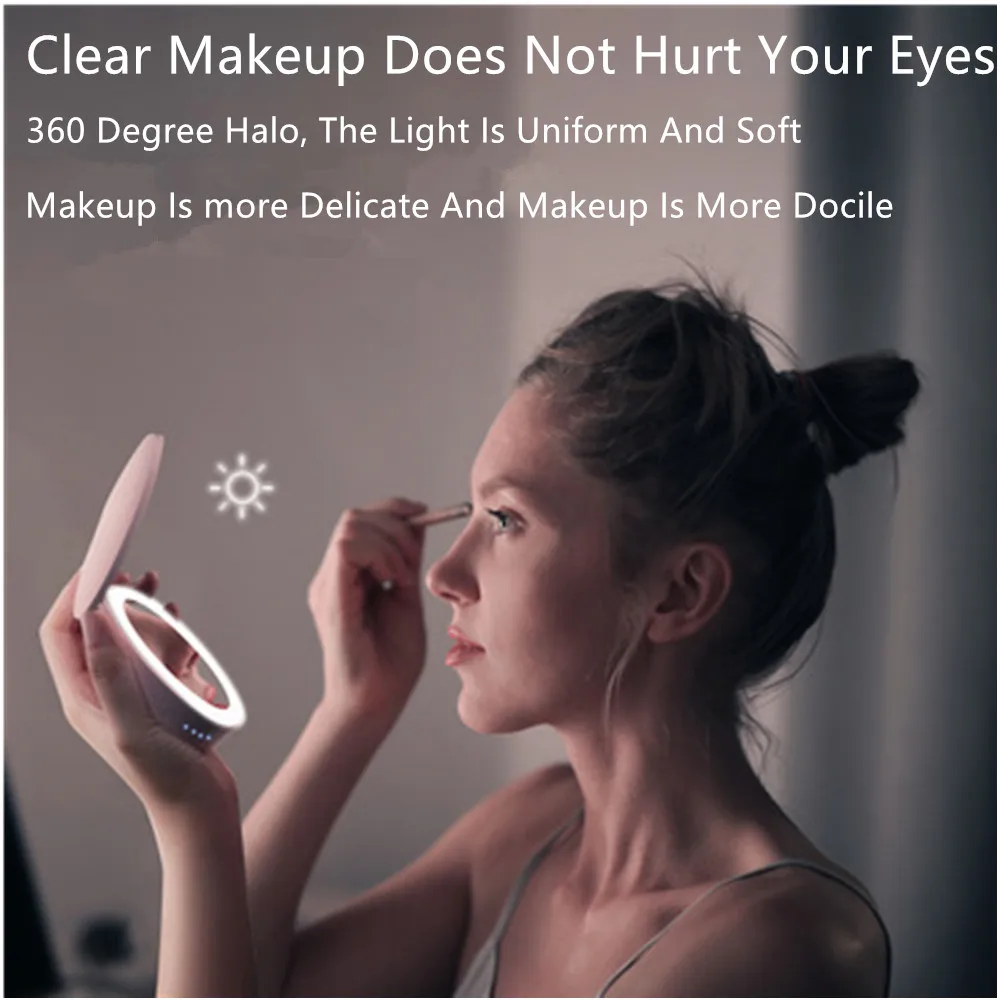 Led Makeup Mirror Charging With Power Bank Lghted Makeup Mirror Light Magnifying Mirrors 5X Make Up Mirror Vanity Mirrors
Led Makeup Mirror Charging With Power Bank Lghted Makeup Mirror Light Magnifying Mirrors 5X Make Up Mirror Vanity Mirrors
