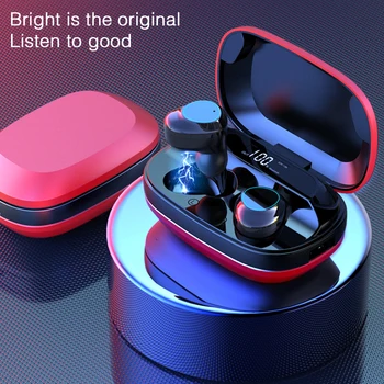 Kowkaka TWS True Wireless Bluetooth 5.0 Earphones Music Touch Earbuds Stereo Waterproof Noise Cancelling LED Display Headset
Kowkaka TWS True Wireless Bluetooth 5.0 Earphones Music Touch Earbuds Stereo Waterproof Noise Cancelling LED Display Headset