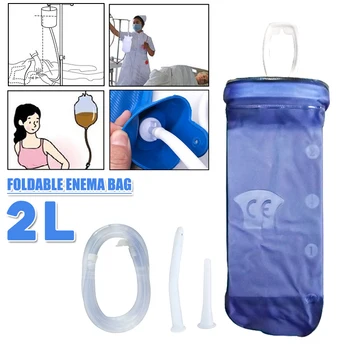 2L Foldable Enema Bag Reusable Silica Gel Coffee Water Colon Cleansing Enteroclysm Detoxified Bowel Bags Vaginal Washing Enema
2L Foldable Enema Bag Reusable Silica Gel Coffee Water Colon Cleansing Enteroclysm Detoxified Bowel Bags Vaginal Washing Enema