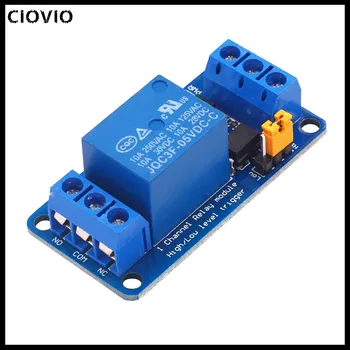 CIOVIO 5PCS 3.3V 5v 12v 24V 1 Channel Relay Module High and Low Level Trigger Dual Optocoupler Isolation 3.3V Relay Module
CIOVIO 5PCS 3.3V 5v 12v 24V 1 Channel Relay Module High and Low Level Trigger Dual Optocoupler Isolation 3.3V Relay Module