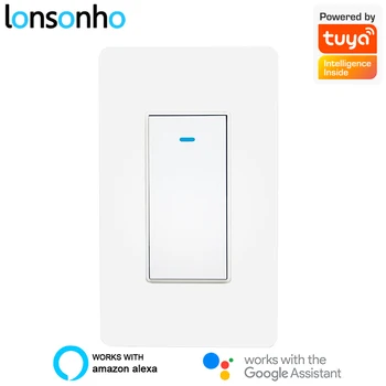 Lonsonho Wifi Smart Switch US Push Button Wall Light Switches Tuya Smartlife Wireless Remote Control Works Alexa Google Home
Lonsonho Wifi Smart Switch US Push Button Wall Light Switches Tuya Smartlife Wireless Remote Control Works Alexa Google Home