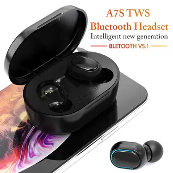 A7S TWS In-ear Wireless Mini Bluetooth 5.1 Earphone Invisible 8D Surround HD Sports Waterproof Headset With Charging Box
A7S TWS In-ear Wireless Mini Bluetooth 5.1 Earphone Invisible 8D Surround HD Sports Waterproof Headset With Charging Box