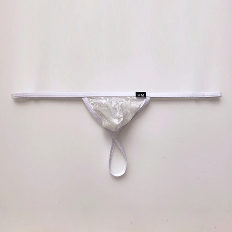 Men's Underwear Briefs Low Waist Underpants Fashion Lingerie Plus Size Lace Tongs |