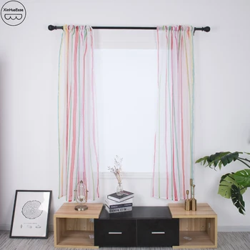 XinHuaEase Short Curtain for the Kitchen Voile Vertical Stripes Tulle on the Window Screening Fresh Drapes Living Room Curtains
XinHuaEase Short Curtain for the Kitchen Voile Vertical Stripes Tulle on the Window Screening Fresh Drapes Living Room Curtains