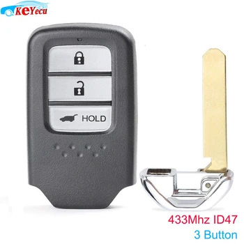 KEYECU Smart Remote Control Car Key Fob 433MHz 47 Chip for Honda CRV 2018 72147-TLA-T110-M1 A2C98319100
KEYECU Smart Remote Control Car Key Fob 433MHz 47 Chip for Honda CRV 2018 72147-TLA-T110-M1 A2C98319100