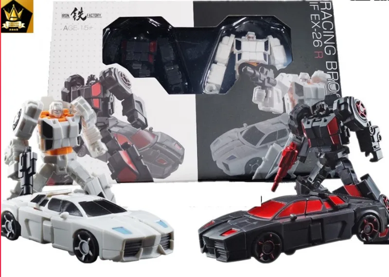 Transformation Iron Factory Runaway Brothers Retrograde Drifter Nomad IF EX-26R PVC Action Kid Dolls
Transformation Iron Factory Runaway Brothers Retrograde Drifter Nomad IF EX-26R PVC Action Kid Dolls