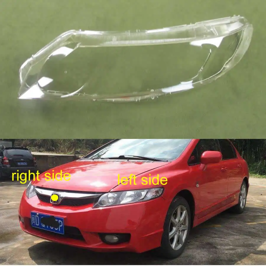 Передняя фара прозрачная крышка абажур объектива стекло для Honda Civic 2006 2007 2008 2009 2010