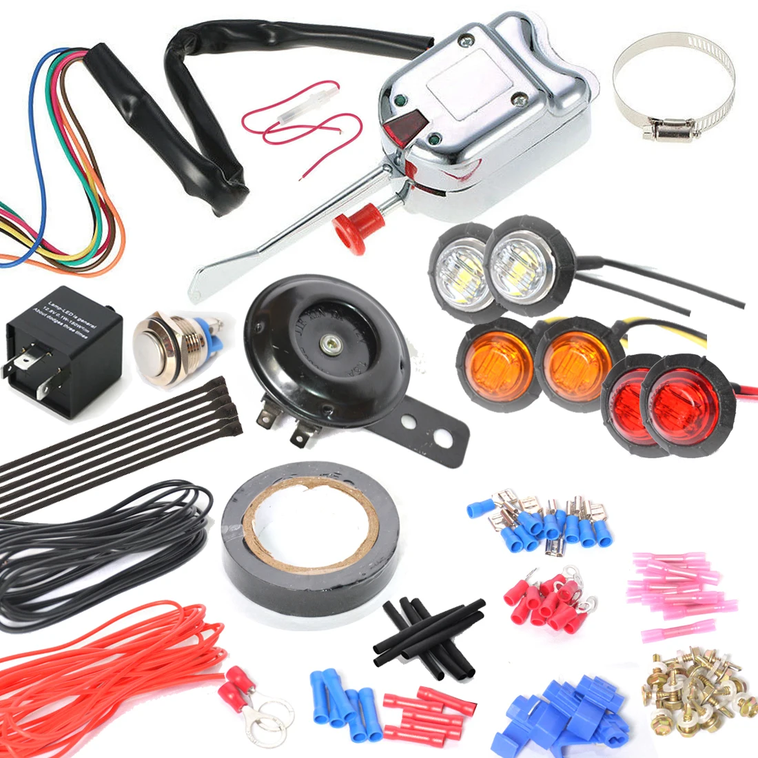 Turn signal LED Lights kit lever switch 4way hazard /horn for Polaris Ranger RZR
Turn signal LED Lights kit lever switch 4way hazard /horn for Polaris Ranger RZR