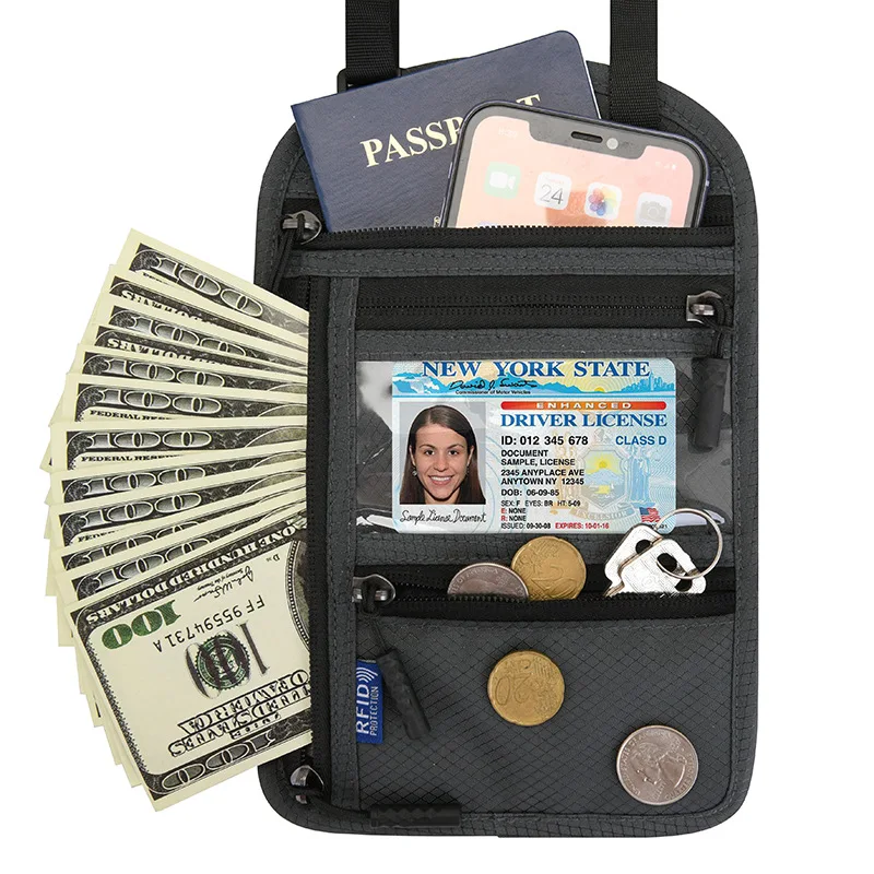 Multi function Men Passport cover Multi Zipper Case for passport Shoulder Crossbody card holder Small Coin women's thin purse
Multi function Men Passport cover Multi Zipper Case for passport Shoulder Crossbody card holder Small Coin women's thin purse