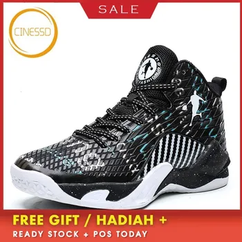 CINESSD New High-Top Jordan Basketball Shoes Breathable Cushioning Sneakers Outdoor Wear-Resistant Couples Sports Shoes Unisex 
CINESSD New High-Top Jordan Basketball Shoes Breathable Cushioning Sneakers Outdoor Wear-Resistant Couples Sports Shoes Unisex