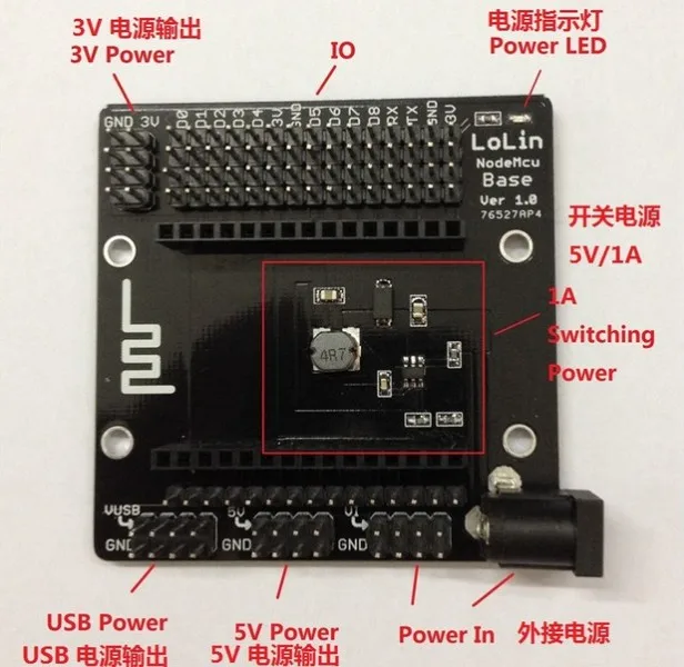 5pcs NodeMcu Node MCU Base ESP8266 Testing DIY Breadboard Basics Tester suitable for NodeMcu V3
5pcs NodeMcu Node MCU Base ESP8266 Testing DIY Breadboard Basics Tester suitable for NodeMcu V3