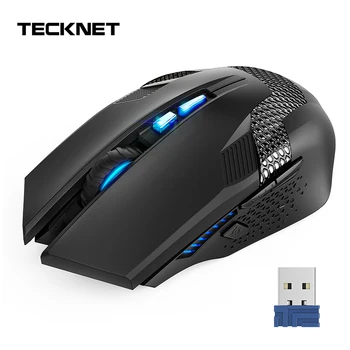 TeckNet Ergonomic Mice Professional Optical Computer 2.4GHz Wireless Gaming Mouse with Nano Receiver 8 Buttons 4800DPI Advanced
TeckNet Ergonomic Mice Professional Optical Computer 2.4GHz Wireless Gaming Mouse with Nano Receiver 8 Buttons 4800DPI Advanced