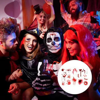 15pcs Scar Tattoos Scary Bloody Scar Decals Scar Sticker Body Sticker Halloween Face Decals for Cosplay
15pcs Scar Tattoos Scary Bloody Scar Decals Scar Sticker Body Sticker Halloween Face Decals for Cosplay