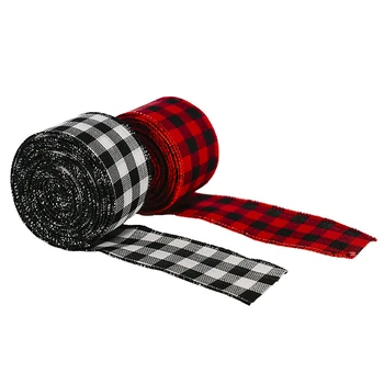 2pcs Christmas Decorations Red Black White Check Ribbon For Party Decoration DIY Crafts 236 Inch Each Roll#
2pcs Christmas Decorations Red Black White Check Ribbon For Party Decoration DIY Crafts 236 Inch Each Roll#