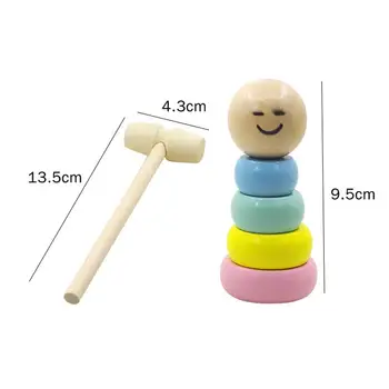 Cute Little Wooden Man Pattern The Magical Doll Jumps Hammer Smile Puppet Toy Halloween Christmas Smile Puppet Small Gift
Cute Little Wooden Man Pattern The Magical Doll Jumps Hammer Smile Puppet Toy Halloween Christmas Smile Puppet Small Gift