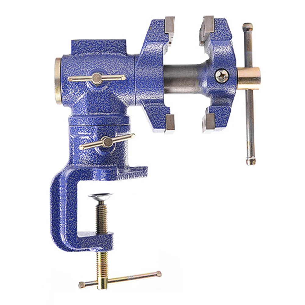 Two Jaws Clamp-on Vice Swivels Rotates 360 Degrees Carbon Steel Multi-purpose Table Swivel Vise for Cutting Shaping Fabrication
Two Jaws Clamp-on Vice Swivels Rotates 360 Degrees Carbon Steel Multi-purpose Table Swivel Vise for Cutting Shaping Fabrication
