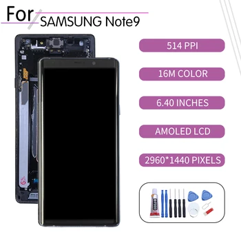 ORIGINAL For SAMSUNG Galaxy Note 9 LCD Touch Screen Digitizer Assembly For Samsung Note9 Display with Frame Replacement SM-N960
ORIGINAL For SAMSUNG Galaxy Note 9 LCD Touch Screen Digitizer Assembly For Samsung Note9 Display with Frame Replacement SM-N960