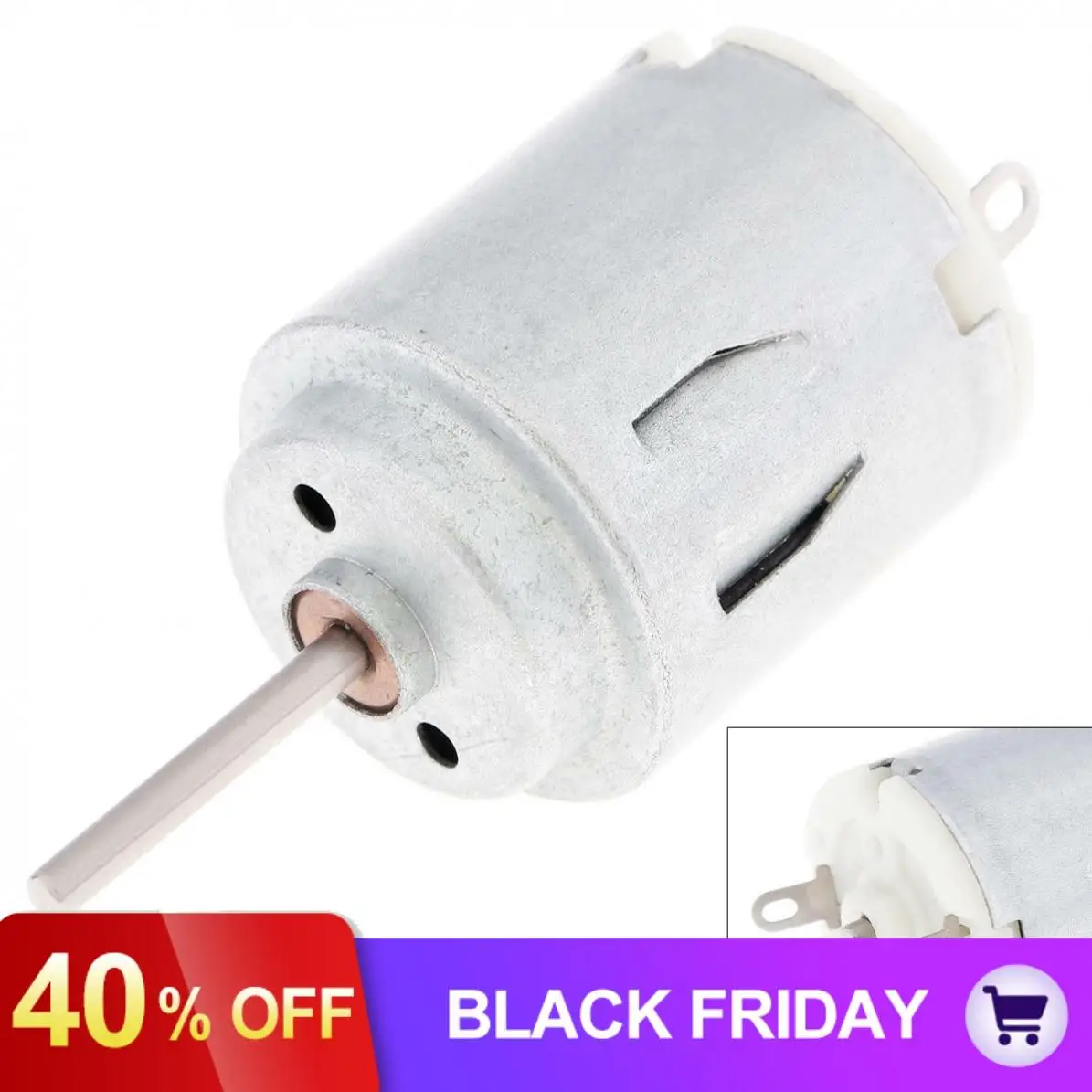 R140 3V 1.25W 14200rpm DC Motor Round Gear Solar Fan Motor Electric Toothbrush Motor with Carbon Brush for DIY Toys Hobbies
R140 3V 1.25W 14200rpm DC Motor Round Gear Solar Fan Motor Electric Toothbrush Motor with Carbon Brush for DIY Toys Hobbies