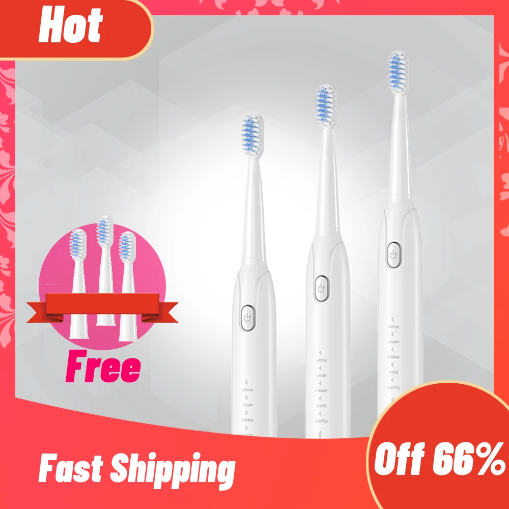 Electric Toothbrush Sonic Toothbrush USB Induction Charging Toothbrush Smart Toothbrush Electric Tooth Scaler Wave Brush
Electric Toothbrush Sonic Toothbrush USB Induction Charging Toothbrush Smart Toothbrush Electric Tooth Scaler Wave Brush