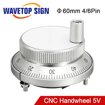 CNC Electronic Handwheel Dia.60mm Pulse 100 Voltage 5V 4Pin 6Pin Silver Color
CNC Electronic Handwheel Dia.60mm Pulse 100 Voltage 5V 4Pin 6Pin Silver Color