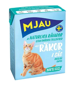 MJAU MJAU CHUNKS IN SAUCE SHRIMPS for cats and kittens with shrimp sauce 370 gr
MJAU MJAU CHUNKS IN SAUCE SHRIMPS for cats and kittens with shrimp sauce 370 gr
