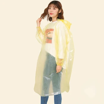 Fashion Cycling Women Raincoat Disposable Half-transparent Hiking Camping Thickened Waterproof Portable With Hood Poncho Travel 
Fashion Cycling Women Raincoat Disposable Half-transparent Hiking Camping Thickened Waterproof Portable With Hood Poncho Travel