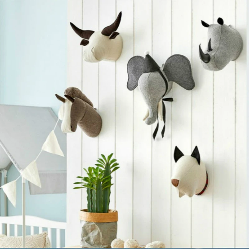INS Animal Head Wall Hanging Decoration Zebra Elephant Giraffe Deer Unicorn Animal Head Child Nursery Plush Toys Kids Room Decor
INS Animal Head Wall Hanging Decoration Zebra Elephant Giraffe Deer Unicorn Animal Head Child Nursery Plush Toys Kids Room Decor
