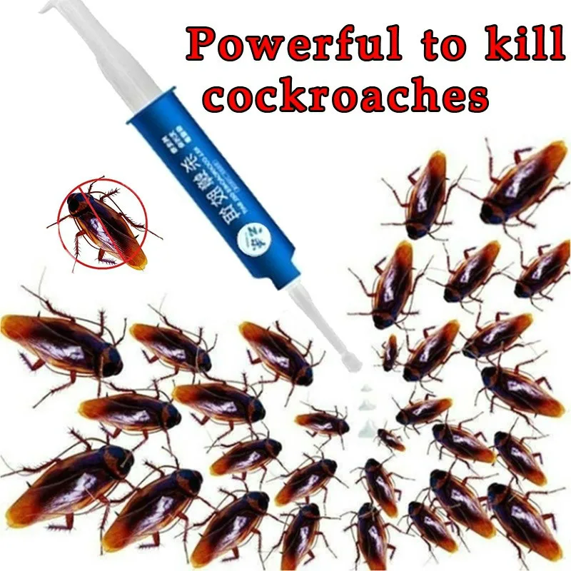 1PC Strong Attraction Cockroach Medicine 10g Gel Bait Trap Nontoxic Effects Insecticide Spraying Friendly Pest Control Anti | Дом и сад