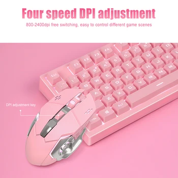 2.4G Wireless Keyboard Mouse Combos Rechargeable Mechanical Keyboard Mice Set New Arrival
2.4G Wireless Keyboard Mouse Combos Rechargeable Mechanical Keyboard Mice Set New Arrival