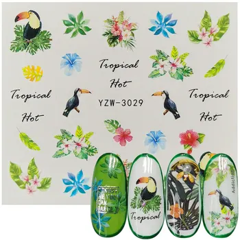 1 Sheet Water Transfer Decals Nail Stickers Summer Green Leaf Adhesive Sliders Tattoo Nail Art Decorations
1 Sheet Water Transfer Decals Nail Stickers Summer Green Leaf Adhesive Sliders Tattoo Nail Art Decorations