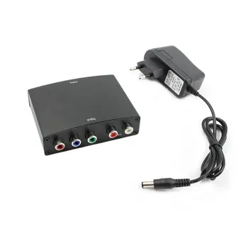 YPBPR To HDMI Converter Adapter 1080P YPBPR + Audio R/L To HDMI Converter Conversion Adapter Power Cable Drop Shipping
YPBPR To HDMI Converter Adapter 1080P YPBPR + Audio R/L To HDMI Converter Conversion Adapter Power Cable Drop Shipping