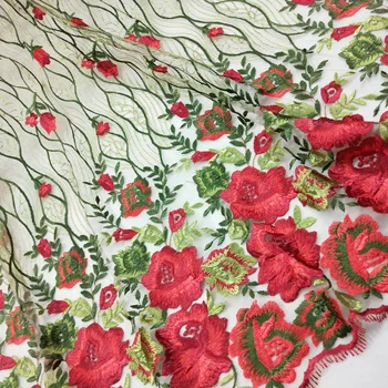 French Lace Fabric Multiple Colors Big Flowers Pattern For Luxury Dresses High Quality Asoebi Tulle Laces
French Lace Fabric Multiple Colors Big Flowers Pattern For Luxury Dresses High Quality Asoebi Tulle Laces