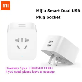 Original Xiaomi Mijia Smart Plug Socket Enhanced Zigbee/basic Socket Dual Usb Fast Charger Mi Home Usb Wireless Wifi App Control
Original Xiaomi Mijia Smart Plug Socket Enhanced Zigbee/basic Socket Dual Usb Fast Charger Mi Home Usb Wireless Wifi App Control