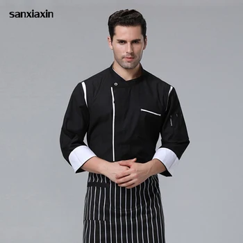Unisex Kitchen Chef Restaurant Uniform Shirt Breathable Double Breasted Chef Jackets Wholesale chef workwear sushi costume men
Unisex Kitchen Chef Restaurant Uniform Shirt Breathable Double Breasted Chef Jackets Wholesale chef workwear sushi costume men