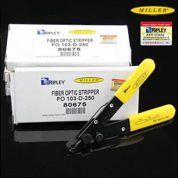 Original imported Miller Fiber Optic Stripper FO103-D-250 double port fiber loose tube stripping pliers 80675 900μm 250μm 125μm 
Original imported Miller Fiber Optic Stripper FO103-D-250 double port fiber loose tube stripping pliers 80675 900μm 250μm 125μm