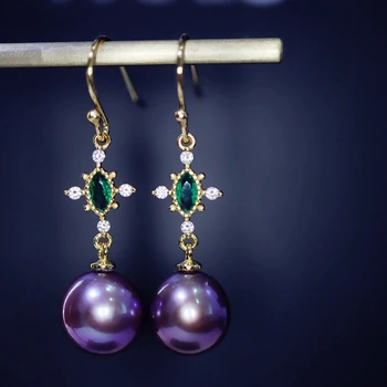 MeiBaPJ New Fashion 925 Silver Natural Freshwater Round Pearl Golden Drop Earrings Fine Wedding Jewelry for Women
MeiBaPJ New Fashion 925 Silver Natural Freshwater Round Pearl Golden Drop Earrings Fine Wedding Jewelry for Women