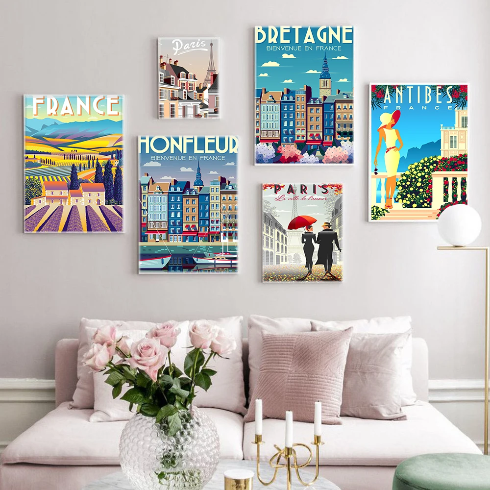 France Couple in Love Paris Travel Canvas Paintings Vintage Pictures Posters Retro Farm House Wall Picture Home Decoration Gift
France Couple in Love Paris Travel Canvas Paintings Vintage Pictures Posters Retro Farm House Wall Picture Home Decoration Gift