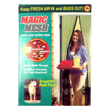 Magic Mesh Magnetic Mosquito-Proof Magic Curtain Automatic Closed Curtain Soft Screen Window Curtain Kitchen Cold-Proof Curtain 
Magic Mesh Magnetic Mosquito-Proof Magic Curtain Automatic Closed Curtain Soft Screen Window Curtain Kitchen Cold-Proof Curtain