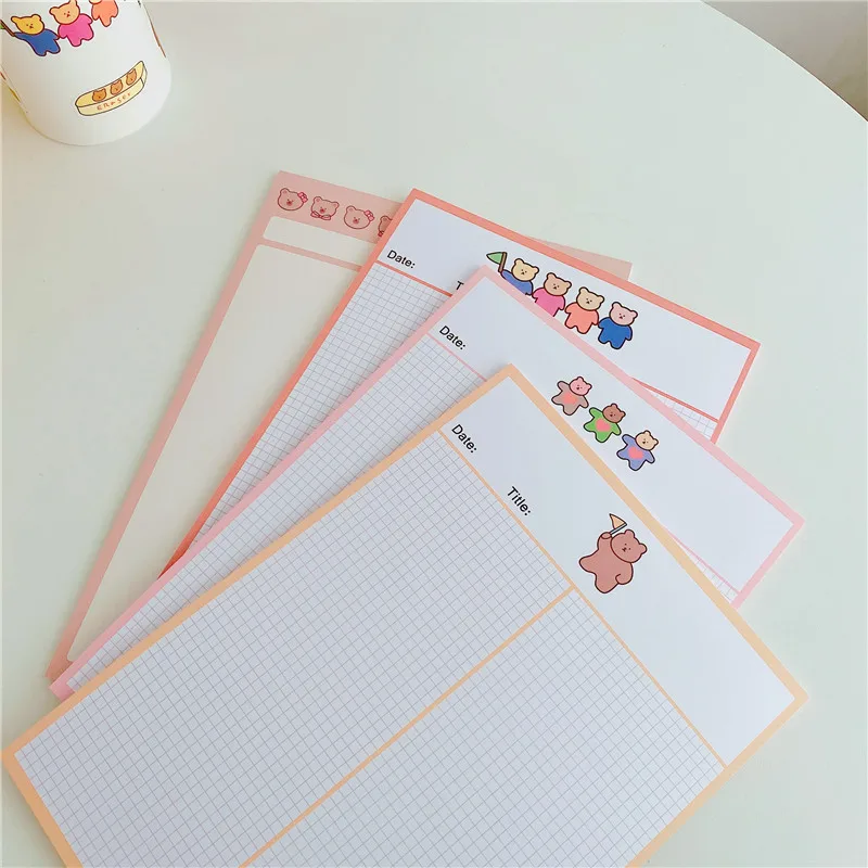 Korean Ins Cartoon Cute colorful Bear B5 Notebook 30 Sheets Kawaii Student Learning Notes Paper diary Hand Account Stationery
Korean Ins Cartoon Cute colorful Bear B5 Notebook 30 Sheets Kawaii Student Learning Notes Paper diary Hand Account Stationery