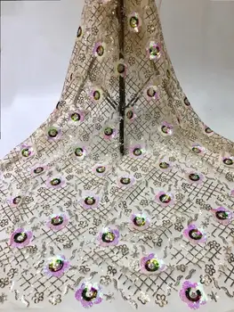 African sequin lace fabric SEQUIN embroidery France Nigeria lace fabric high quality lace party FJ77
African sequin lace fabric SEQUIN embroidery France Nigeria lace fabric high quality lace party FJ77