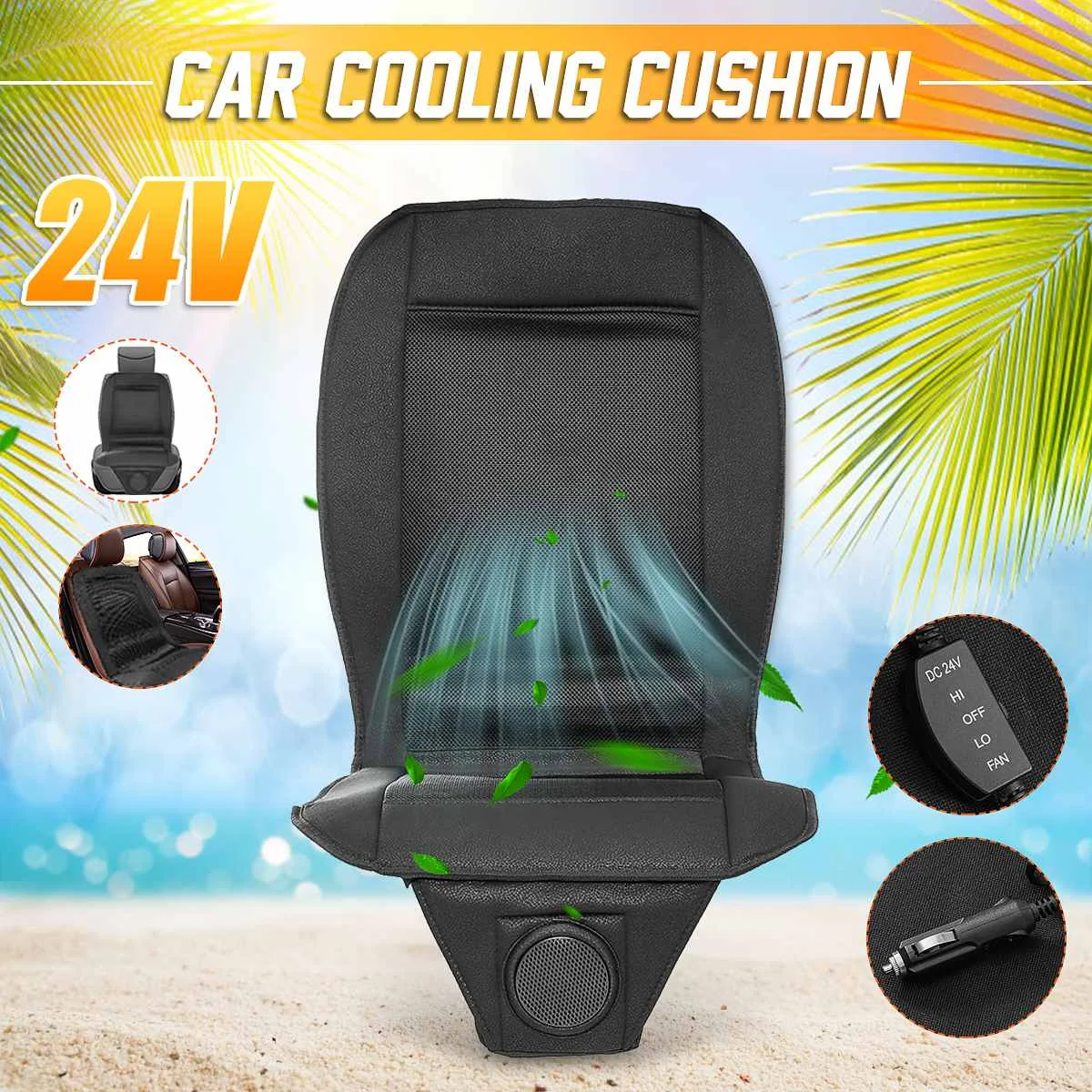 12V Summer Electric Car Seat Cushion Cover Pad Cold Cool Cooling air Conditioning Breathable Fan Cooler
12V Summer Electric Car Seat Cushion Cover Pad Cold Cool Cooling air Conditioning Breathable Fan Cooler