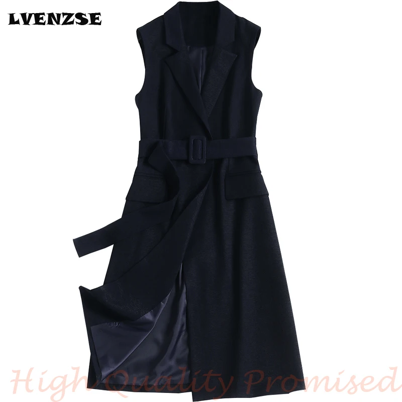 LVENZSE Women Vest Autumn Spring Cotton Vest Lady Office Wear Long Waistcoat Women Coat Casual Sleeveless Vest Jacket Plus Size
LVENZSE Women Vest Autumn Spring Cotton Vest Lady Office Wear Long Waistcoat Women Coat Casual Sleeveless Vest Jacket Plus Size