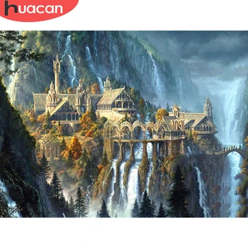 HUACAN Diamond Painting 5d Landscape Full Square/Round Drill Diamond Embroidery Waterfall Mpsaic Castle Wall Art Decor
HUACAN Diamond Painting 5d Landscape Full Square/Round Drill Diamond Embroidery Waterfall Mpsaic Castle Wall Art Decor