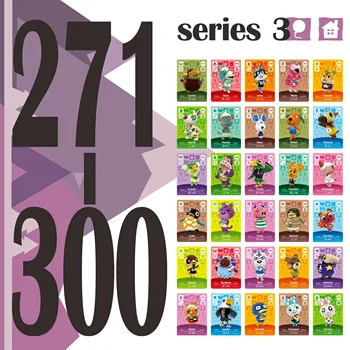 Animal Crossing Stickers Card Amiibo Card Work for NS Games Series 3 happy home designer guide switch rosie rv (271 to 300)
Animal Crossing Stickers Card Amiibo Card Work for NS Games Series 3 happy home designer guide switch rosie rv (271 to 300)