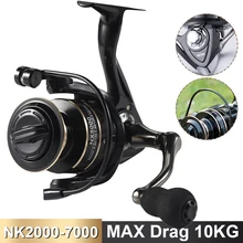 5.2:1 Fishing Reel NX2000-7000 Max Drag Carp Saltwater Fishing Reel Spool Resistance Spinning Reel Fishing Tackle Accessories
5.2:1 Fishing Reel NX2000-7000 Max Drag Carp Saltwater Fishing Reel Spool Resistance Spinning Reel Fishing Tackle Accessories