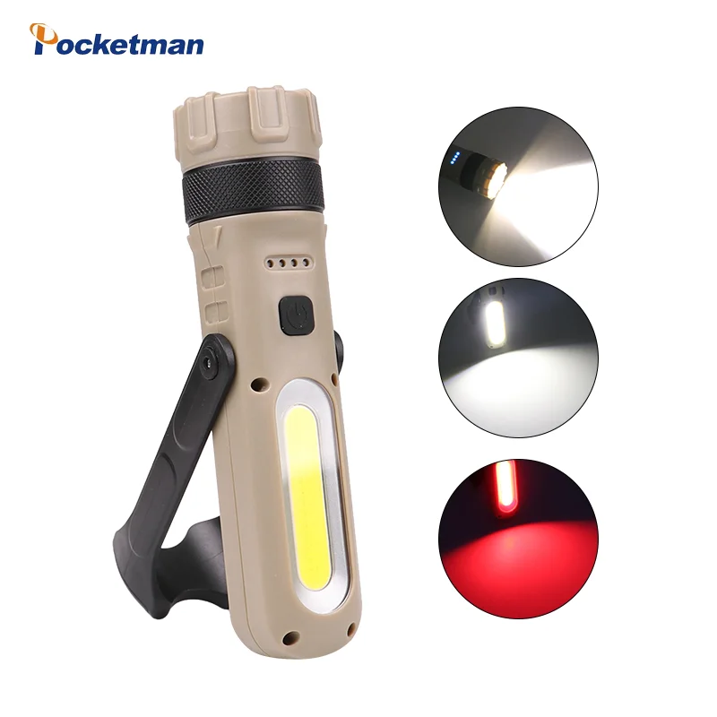 Multiple Function L2 COB LED Flashlight USB Rechargeable Torch Linterna Tail Magnetic Foldable Rotating Lamp Battery Indicator
Multiple Function L2 COB LED Flashlight USB Rechargeable Torch Linterna Tail Magnetic Foldable Rotating Lamp Battery Indicator