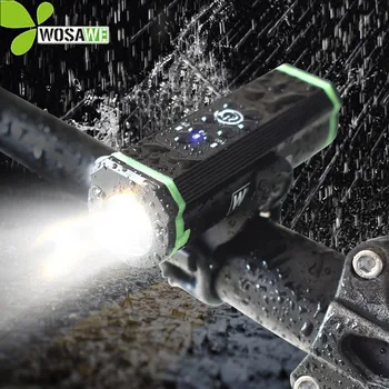 WOSAWE Waterproof Bike Light Set LED USB Rechargeable Rubber Mount Holder Power Indicator Cycling Bicycle Head Flashlight
WOSAWE Waterproof Bike Light Set LED USB Rechargeable Rubber Mount Holder Power Indicator Cycling Bicycle Head Flashlight