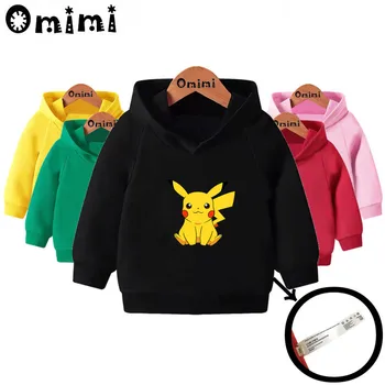 POKEMON GO Cute Pikachu Cartoon Sweatshirts Children Hooded Hoodies Baby Cool Pullover Tops Girls Boys Autumn Clothes,KMT2080
POKEMON GO Cute Pikachu Cartoon Sweatshirts Children Hooded Hoodies Baby Cool Pullover Tops Girls Boys Autumn Clothes,KMT2080